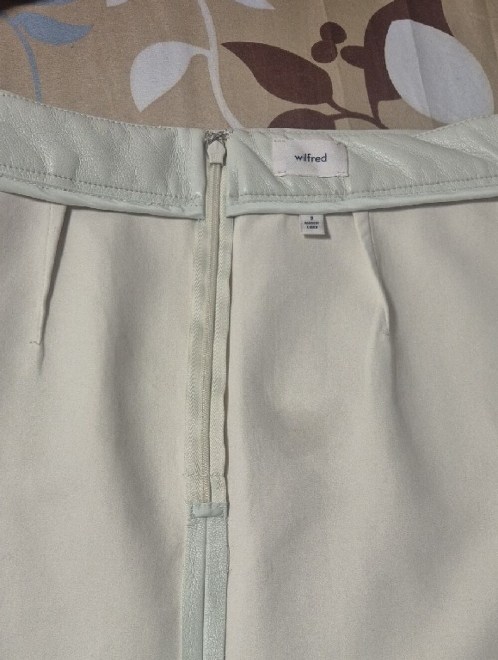 Wilfred Patio Mini Skirt Size 2 Rainwash Green Aritizia - Picture 17 of 17